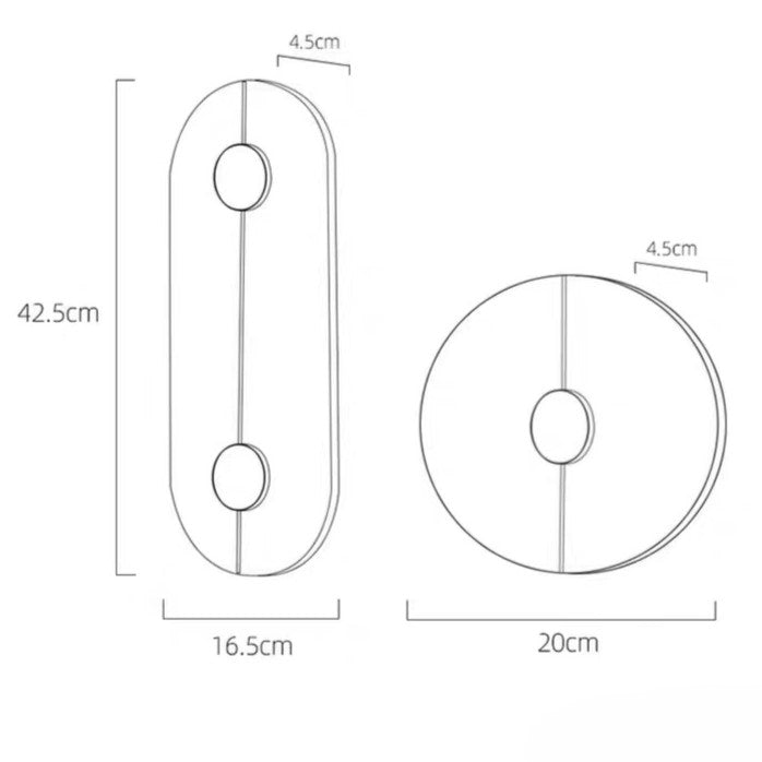 Wandlampe aus Alabaster und Messing im modernen Design