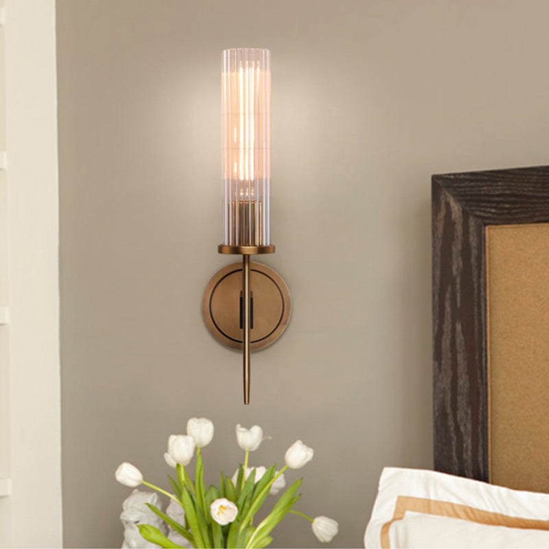 Elegante minimalistische Wandleuchte aus Kupfer