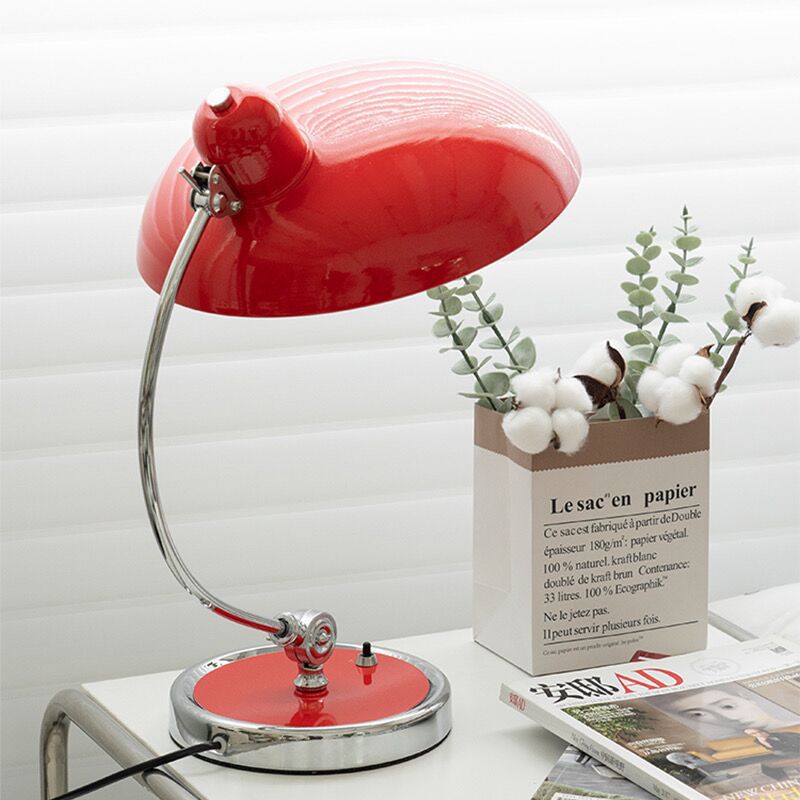 Dänische Bauhaus-Nachttischlampe im Vintage-Stil