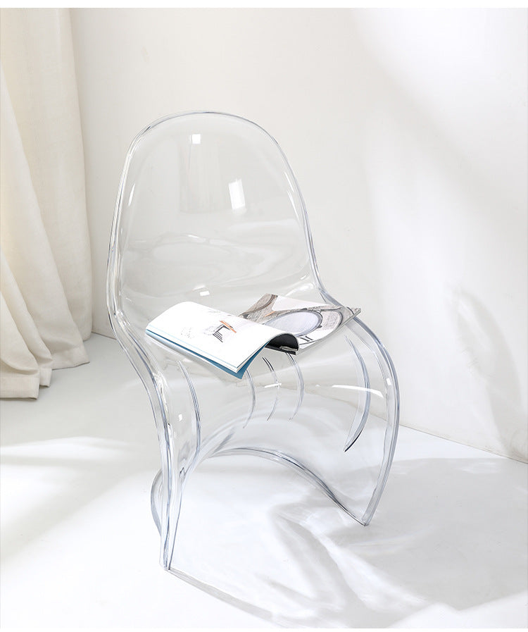 Ikonischer transparenter Lounge-Sessel im Panton-Stil