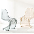 Ikonischer transparenter Lounge-Sessel im Panton-Stil