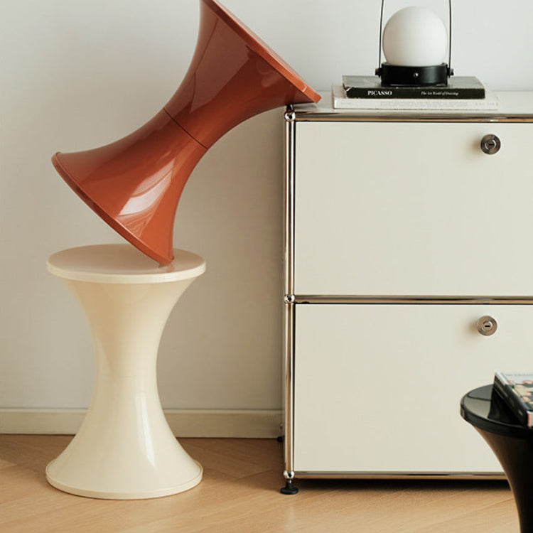 Versatile Hourglass Stool and Side Table