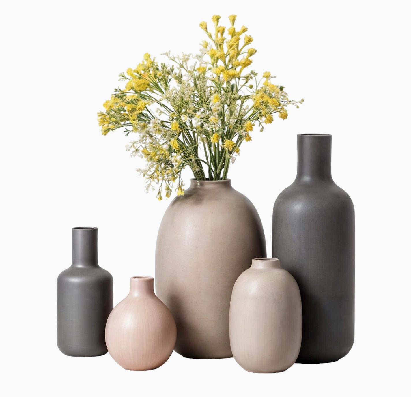 Moderne Keramikvase Kollektion - Multi-Color - Stilvolle minimalistische Dekoration für Zuhause