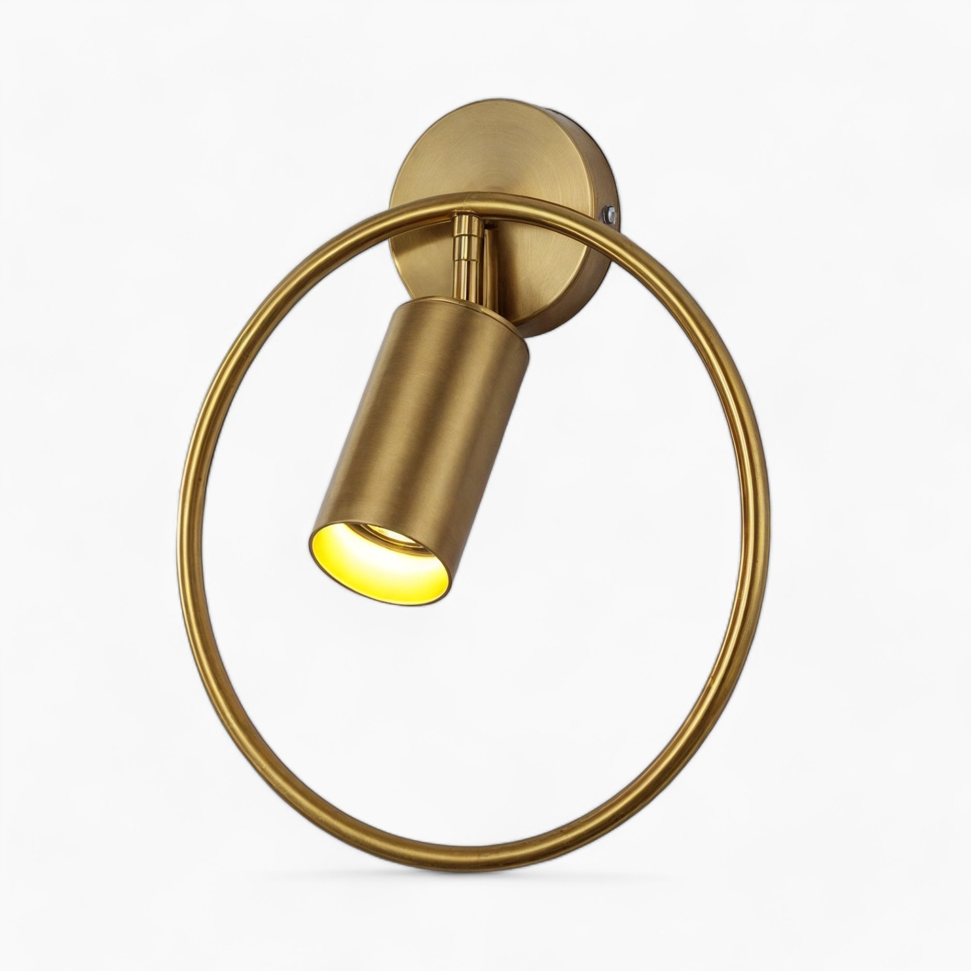 Wall Lamp | Modern Iron & Glass, Black/Gold, LED, 17W, Warm/Natural Light