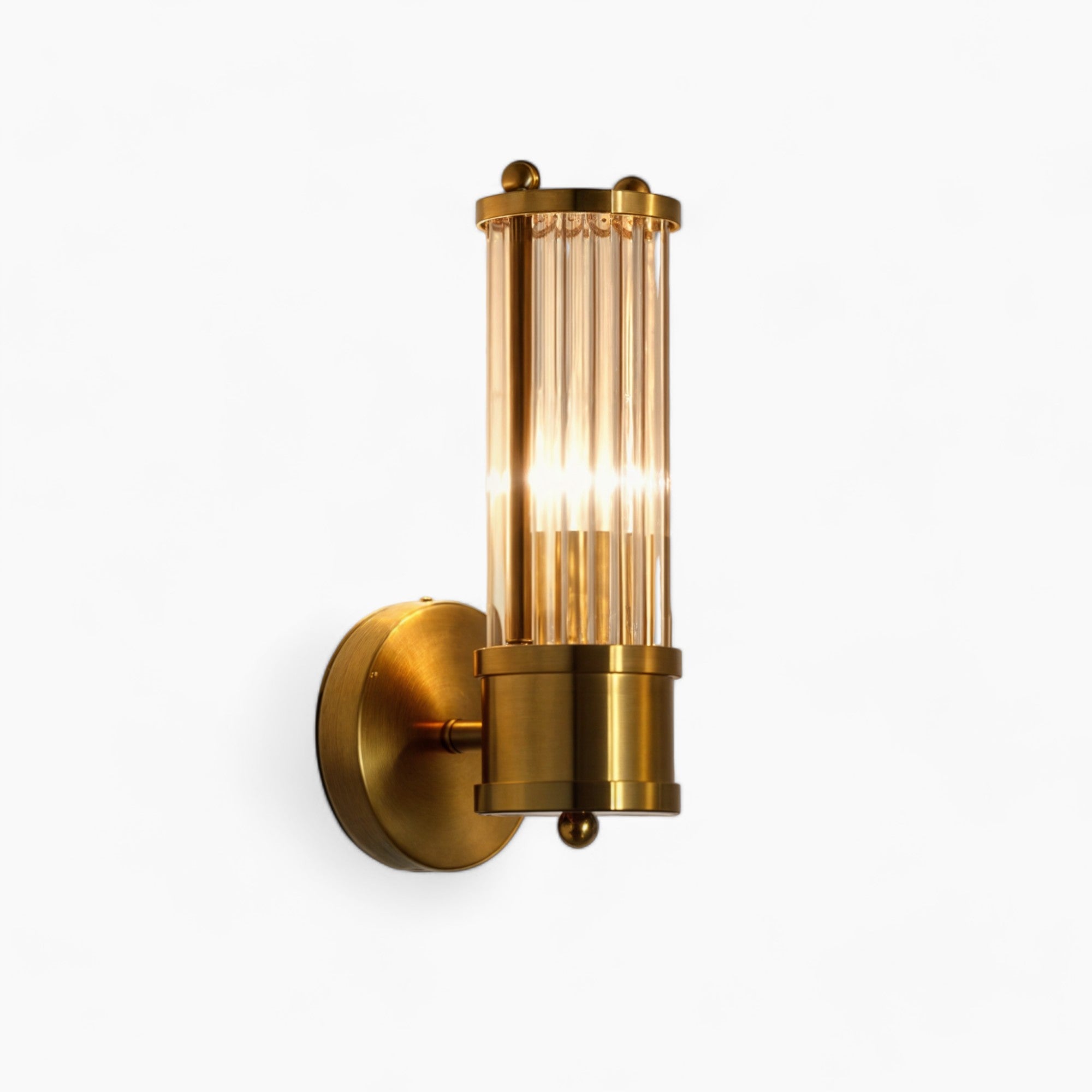 Luxus Gold Badezimmer Eitelkeit Wandleuchten Kristall Kupfer Wandlampe CH719 | Modern Style