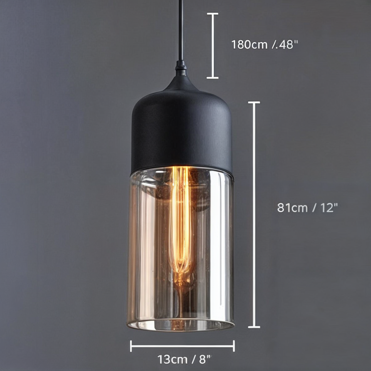 Moderne nordische Küchen-Hängeleuchte - 4 Formen, Klarglas-Schirm, LED, E27, 220V, Metall- und Holz-Akzente, CCC/CE/ROHS zertifiziert