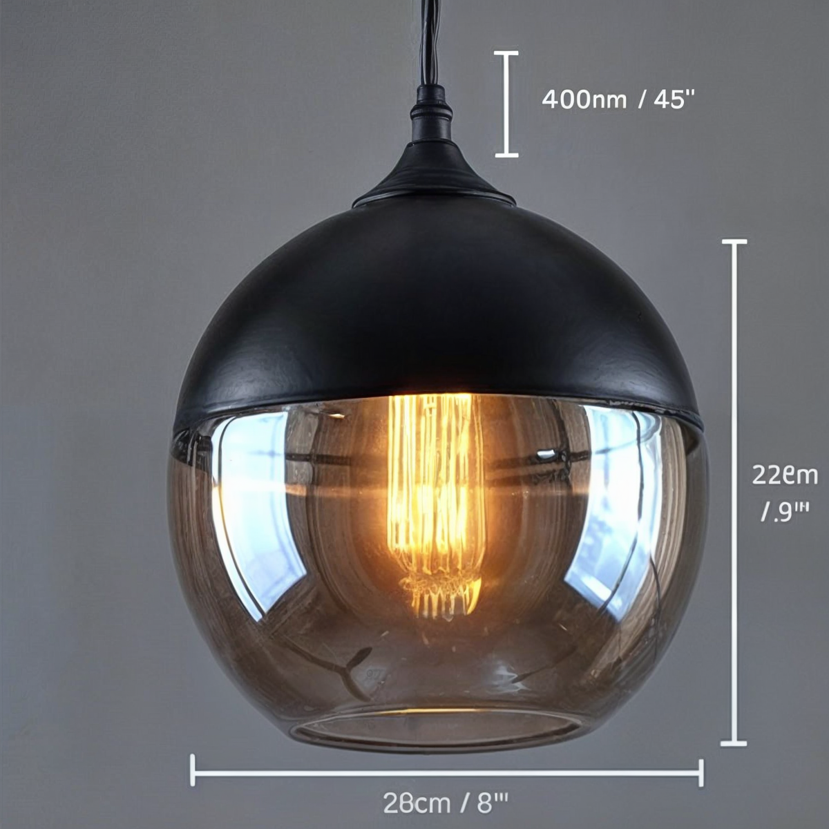 Moderne nordische Küchen-Hängeleuchte - 4 Formen, Klarglas-Schirm, LED, E27, 220V, Metall- und Holz-Akzente, CCC/CE/ROHS zertifiziert