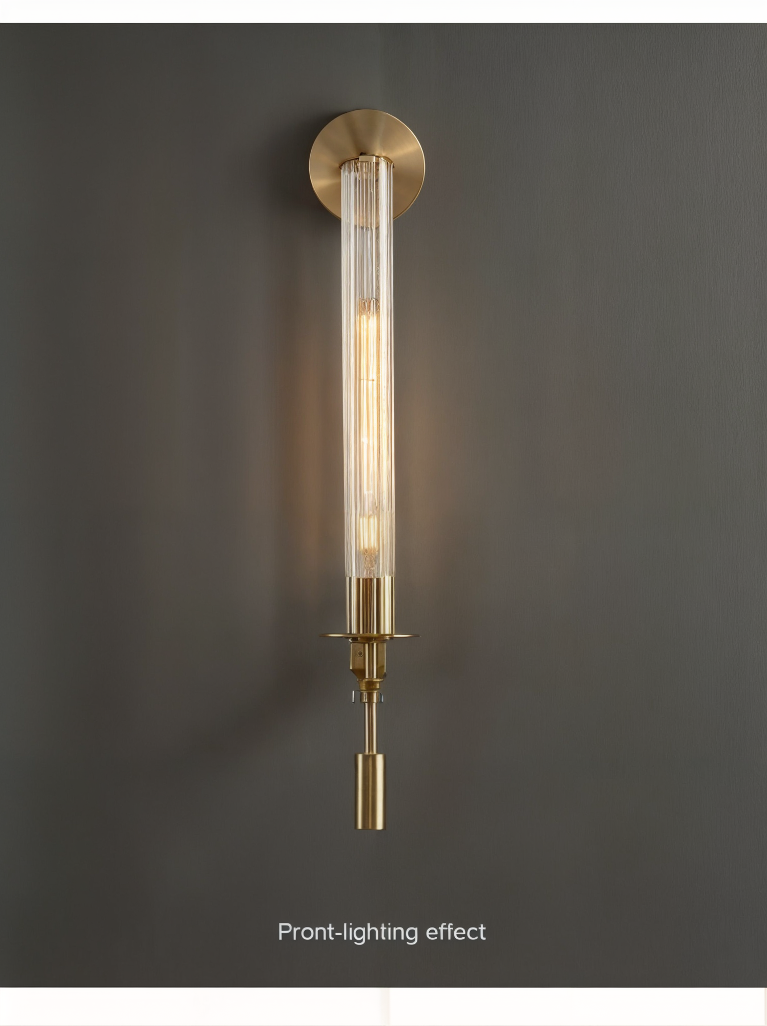 Moderne Wandleuchte Wandlampen aus Eisen und Glas | E27, 90-260V | Nordic Stil für Wohnzimmer, Schlafzimmer | Wandmontage, LED