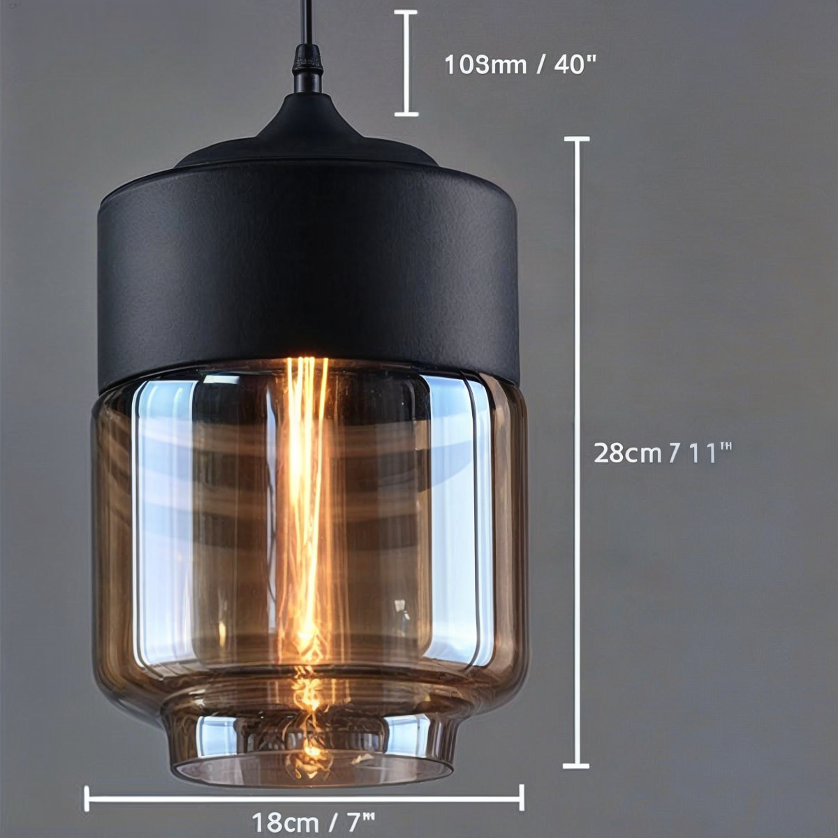 Moderne nordische Küchen-Hängeleuchte - 4 Formen, Klarglas-Schirm, LED, E27, 220V, Metall- und Holz-Akzente, CCC/CE/ROHS zertifiziert