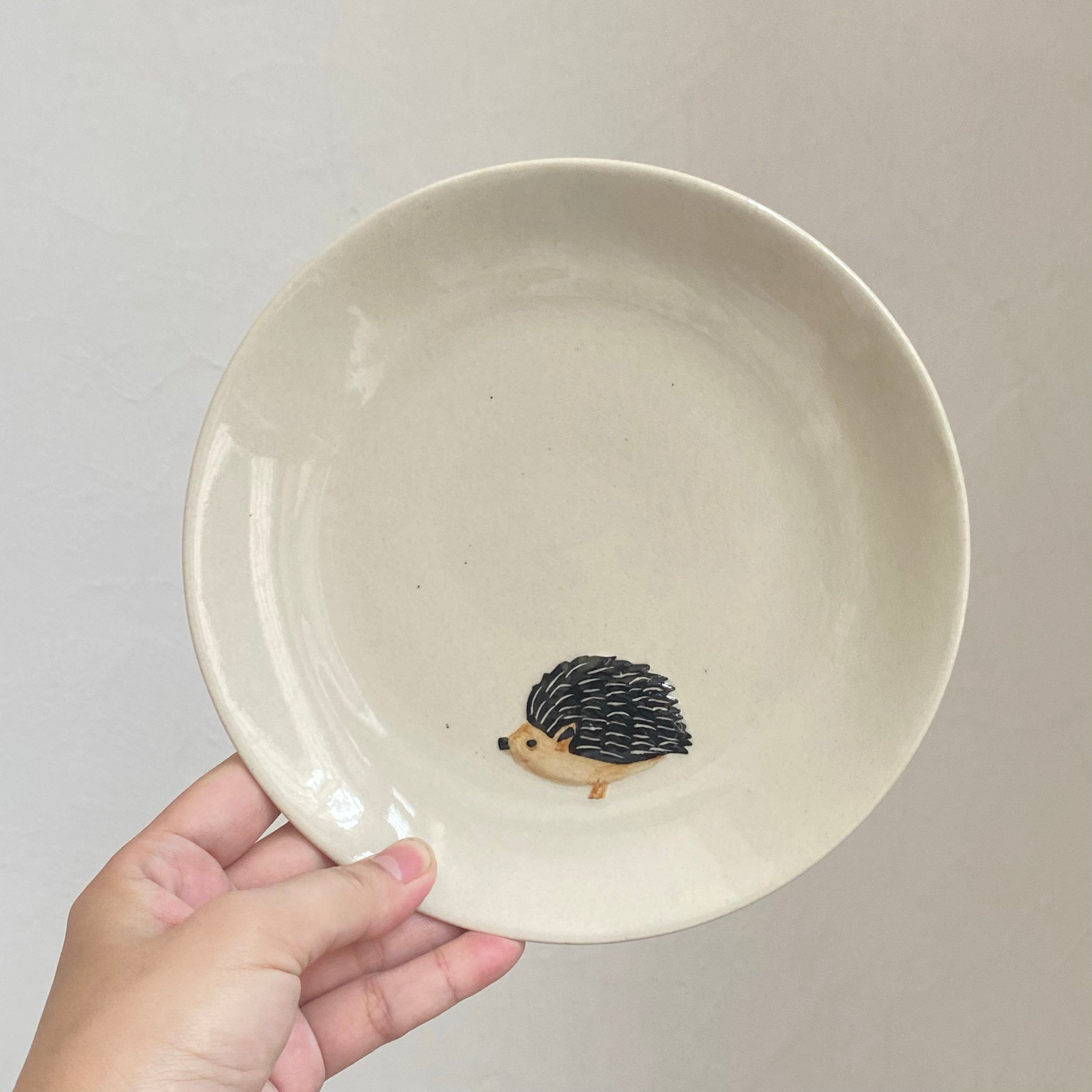 Dessert- und Snackteller aus Keramik mit Tiermotiven