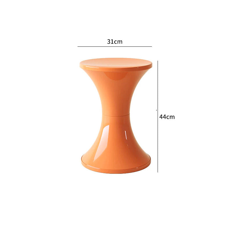 Versatile Hourglass Stool and Side Table
